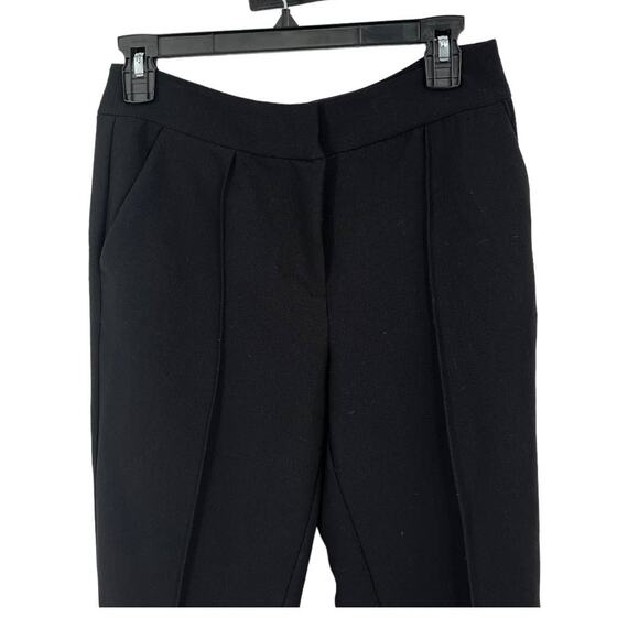 Vince Camuto size 0 pants black pintuck stretch crepe skinny - Picture 2 of 5